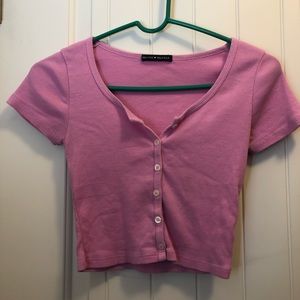 HOT PINK brandy melville top